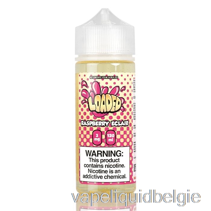 Vape Vloeibare Frambozen Eclair - Geladen E-vloeistof - Meedogenloze Dampen - 120ml 3mg